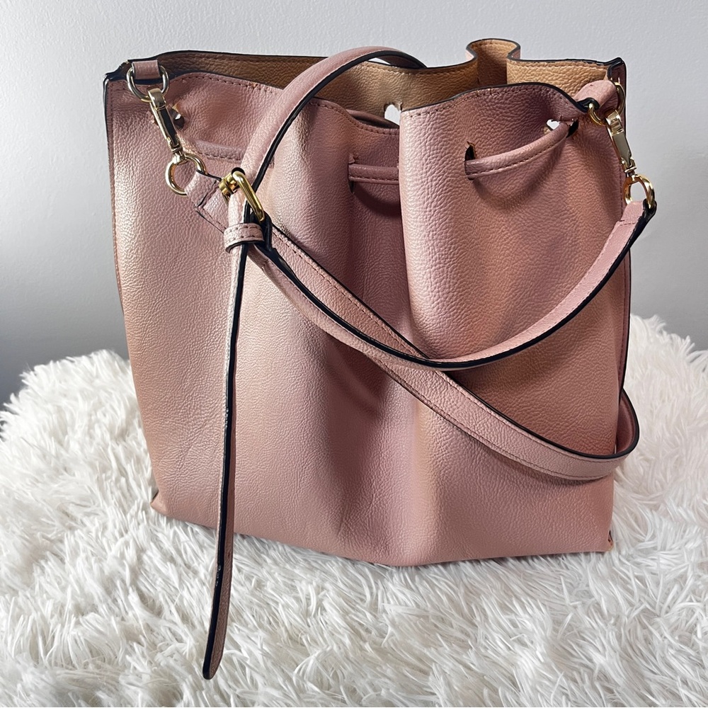 Calvin Klein Pink Bucket Handbag